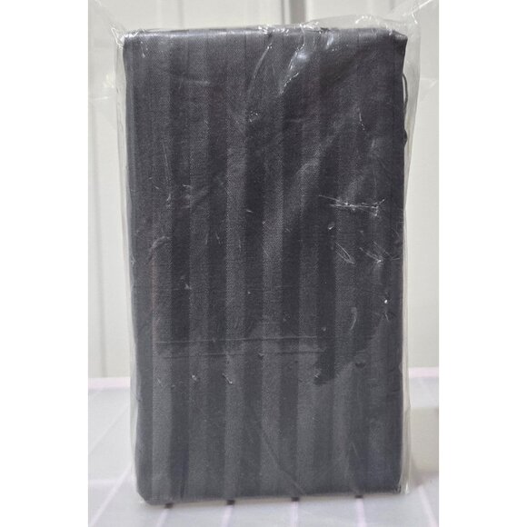 Threshold 100% Cotton Sateen Dark Gray Damask 2 Standard Size Pillowcase Set - Picture 2 of 5